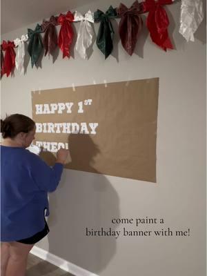 this ones been sitting in the drafts for a while…😅#birthdaybanner #bannerpainting #partyinspo 