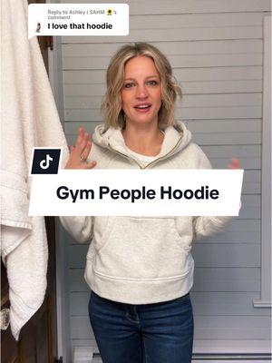 Replying to @Ashley | SAHM 🌻 yes! My current fave and repeat winter go-to! #hoodie #thegympeople #croppedhoodie #athleisure #athleisurewear #casualstyle #winteroutfit 