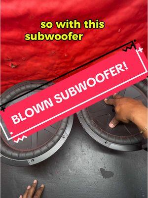 Blown Subwoofers! How to tell if you blew your sub!   #chuchero #taramps #timpano #prv #foryou #parati #comandoaudio #yraudio #knukoceptz  #princeinstalls #caraudio #subwoofer #sub #sounds #AudioEngineering #music #musica #chipeo #chipeord #kitipo ##musicologos