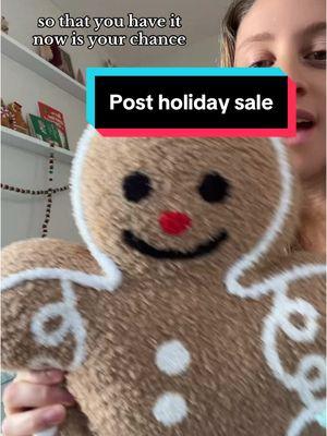 #gingerbreadpillow #afterholidaysale #holidaydecor 