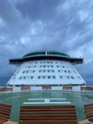 Out running the Caribbean  storm.  #cruise #royalcaribbean #storm #bluewater #awesome #marineroftheseas 