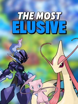 The Most ELUSIVE Pokemon from each region! #pokemon #mew #mythical #anime #gaming #kanto #paldea #gold #ashketchum 