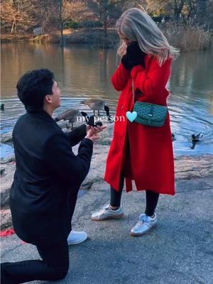 My whole world. I love you endlessly Brendan💖 #engagement #proposal #nyc #centralpark #centralparknyc @Brendan V 