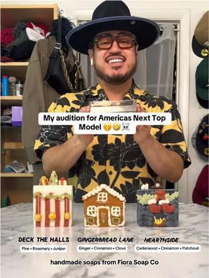 Would Tyra Banks be proud of my audition? 🫢🤣 Soaps from @Fiora Soap Co.  #antm #americasnexttopmodel #audition #funnymoments #comedytiktok #tvhost #soaps #handmadegifts #fyp #tyrabanks #jabonartesanal 