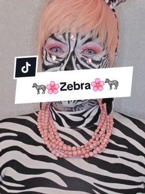 🦓🌸Zebra🌸🦓 @MoEUnique82 @MoEUnique82 @MoEUnique82  #transition #makeuptransition #faceartmakeup #faceart #facejewels #glittermakeup #creativemakeup #November #Nov2nd #zebra #zebramakeup #zebraoutfit #zebraprint #zebracostume #zebracosplay #blackandwhite #pinkhair #pinklips #pinkglitter #zebraeyes #Pink 