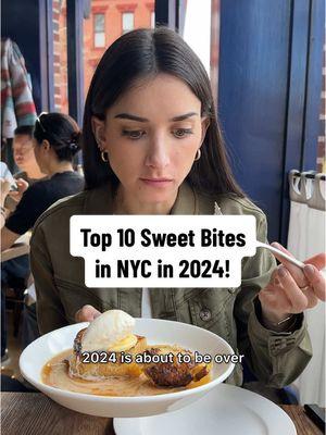 Best for last… Top 10 *SWEET BITES* in NYC in 2024!  Save this video, and check these spots out in 2025!  #newyorkcity #nyc #nycfood #eater #nycbucketlist #cake #layercake #icecream #frenchtoast #brooklyn #westvillage #soho #dessert #pastries