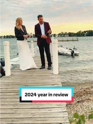 🥂 What a year! In 2024 we got married, hit our 41st state in the RV and traveled to 3 new countries together 🗺️  Wishing you a happy new year 🥳  #rvlife #motorhome #tiktoktravel #lifeontheroad #newyear #travelcouple   