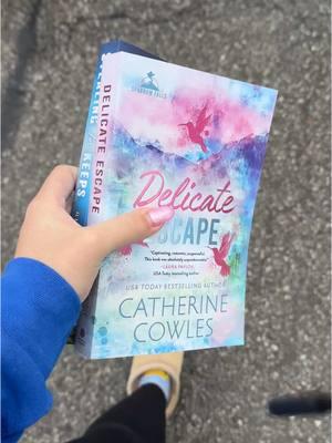 It’s Delicate Escape release day!!!!! I am so excited any time I see @catherinecowlesauthor in bookstores!!! 😍 #peacelovebooksxo #BookTok #romancebooktok #romancereleases #barnesandnoble #newrelease