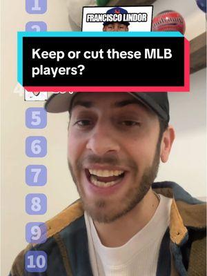 Keep or cut these MLB players? #filter #MLB #mlbfans #challenge #majorleaguebaseball #sports