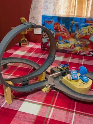 POV: it’s 2010 and you’re racing your cars on the Mattel Disney Cars Piston Cup Starter Set your parents bought you⚡️  #disneycars #lightningmcqueen #fyp #radiatorsprings #kachow #carsmovie #pixar #hotwheels #collection #carsland #cars #carsontiktok 