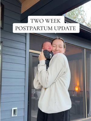 Two week postpartum check-in🫶🏼 Tired and surviving…but overall feeling great! • • #postpartum #postpartumrecovery #postpartumjourney #twoweekspostpartum #secondbaby #momlife 