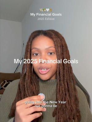 My 4 financial goals for 2025 🤍💸 This is a big year for me and I have some big goals to go along! Excited for what this new year will bring 🥳 #moneygoals #2025goals #personalfinanceforwomen #financialtransparency #financialtips #budgeting #homeownershipgoals 