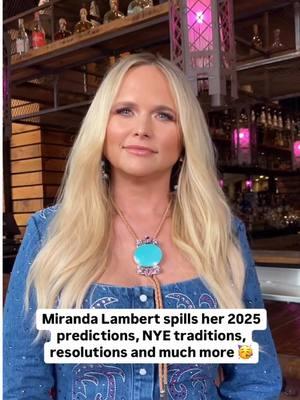 Do you still make New Year’s resolutions? 👀  Billboard caught up with @Miranda Lambert backstage at CBS‘s New Year’s Eve: Nashville‘s Big Bash where she shared her 2025 predictions, New Year’s Eve, traditions, resolutions and more. 🎊 🎉  #mirandalambert #nye #nyeresolutions #interview #nyetransition #NewYear 