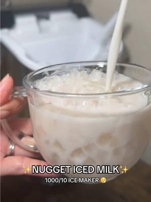 Get the ice maker, bestie! It’s so good! I use it all day, every day 🔥🫶🏻 #icedcoffee #icedlatte #icedcoffeeathome #icedmatcha #icedmilk #icedmatchalatte #icedmocha #nuggetice #icedtea #icedcoffeerecipe 