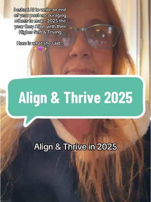 ✨ Align & Thrive in 2025 #align #thrive #2025 #higherself #newyear #ai #mimilife #lisanadine420 #lisanadine 