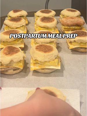 Doing whatever I can to make life with a newborn easier 🤍 #nesting #postpartum #pregnant #thirdtrimester #mealprep #breakfast #sandwich #freezer #easy #momtok #firsttimemom #CapCut 