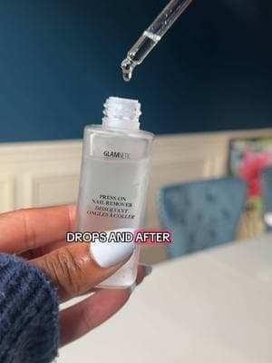 This less on nail glue remover is a MUST if you don’t want to damage your nails. #howtoremovepressonnails #pressonglueremover #pressonnails #manicurehacks #glamneticpressonnailremover 