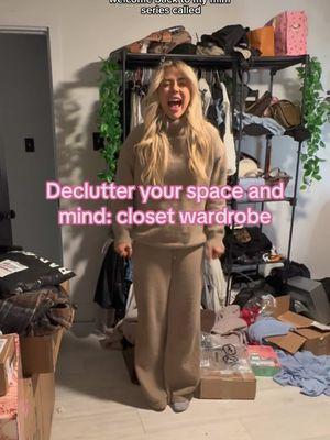 welcome back to my mini series called: decluttering your space and mind🧖🏼‍♀️ this is a long overdue update but we finally have a REAL CLOSET!! i still have to organize/move stuff around which i'm hoping to do in the next week or so. we literally haven't been home since mid-december and with my health issues it's put me so behind on reorganizing everything😭 but hoping to get it done asap so all the clothes can be permanently put away LOL. what are you goals for 2025??? let me know below!⬇️ #decluttering #declutterwithme #fyp #viral #organizingtiktok #organizingtips #organizewithme #gettingmylifetogether #declutteringtips 