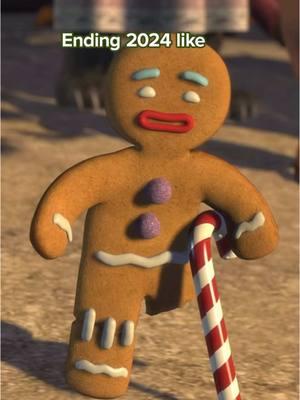 Mood: Barely holding it together. #shrek #newyear #gingy #fyp #tinytim #2024 