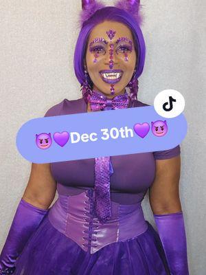 😈💜Purple Devil💜😈 @MoE @MoE @MoE #allpurple #purpledevil #devilhorns #purpledevilhorns #purplehair #purplemakeup #faceart  #facejewels #glittermakeup #creativemakeup #faceartmakeup ##dec30th #December #December2024 