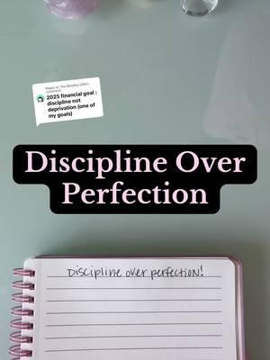 Replying to @The Mindful CPA you don’t need to be perfect, you need to be CONSISTENT! 💕 #budgetingtiktok #budgetingforbeginners #budgeting #howtobudgetandsave #moneymindset #budgetingbasics #newyeargoals 