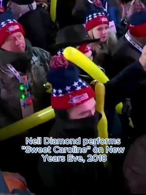 Celebrate the New Year with Neil performing “Sweet Caroline” right before the ball drops  🎉🎊 ~ Team Neil #NewYears #2025 #NeilDiamond 