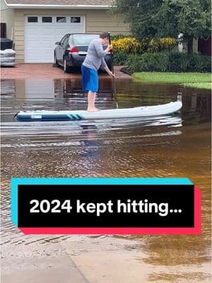 2024 was the year that just kept hitting! We lost my brother in law, uncle, grandmother. We planned to raise our house, but permitting kept us grounded. We faced 3 hurricanes and lost our home after only being back in it for 9 months. BUT…I have an amazing, supportive team behind me and all my platforms grew, we launched merch and we loved hard.  Cheers to a New Year that sees us raise up, both literally and figuratively #2024 #hurricane #yearontiktok #newyears  @Ladyspinedoc⚡️ @theathleticus @Jim O'Donnell 