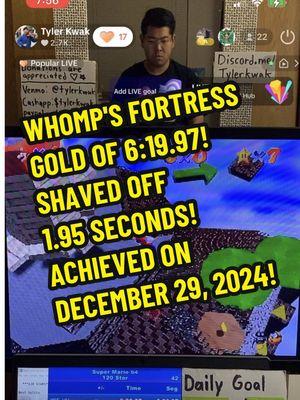 This is the dream gold I always wanted!!! A 10 second barrier broken!!! Glad I got this before taking a long break on full 120⭐️ speedruns! #supermario64 #sm64 #speedrun #classicgames #nintendo #nintendo64 #console #streaming #screenrecord #improvement #personalbest #fullrun #gold #segment 