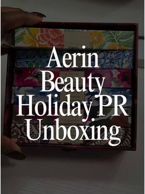 Made it to the nice listttt thank you Santa @AERIN 😚🫶🏽 literally my fave fragrance brand because it lasts SO LONG and the scent notes are so unique to my feminine taste. That Hibiscus Palm is to Z I E for #prunboxing #microinfouencer #aerinbeauty #rosedegrasse #perfume #feminineperfumes 