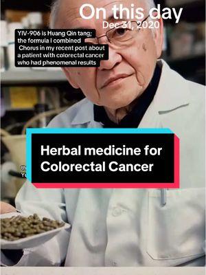 #onthisday #colorectalcancer #cancer #ibd #traditionalchinesemedicine #microbiome 