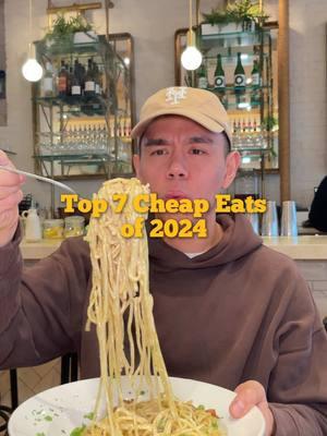 Top 7 Cheap Eats of 2024 **no particular order🤓 @twingrillsbk  @fumonyc  @eatit.astoria  @fryfactorybk  @tastegoodmalaysiancuisine  Golden Steamer Ba Xuyen  Have you ever been to any of these spots? #fyp #Foodie #nycfoodie #cheapeats #cheapeatsnyc 