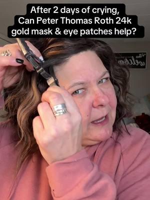 These 24k gold mask and eye patches from @Peter Thomas Roth Labs are amazing. They feel wonderful and add some elasticity back into my skin along with just brightening up my under eyes.  #peterthomasroth #24kgoldeyepatches #eyepatches #facemask #skincare #skincareover50 #skincareover40 #skincareroutine #skincaretips #skincaretiktok #skincarehacks 