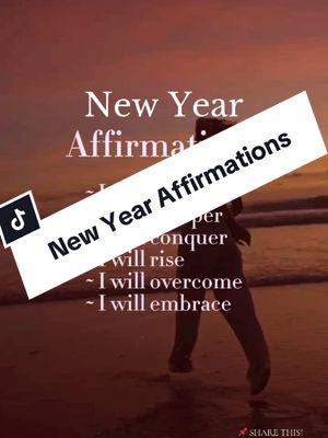 New year affirmations for a prosperous year.  ➡️ Share this with your bestie! #2025goals #affirmations #selfloveaffirmations #goals #newyearsaffirmations #newyear #2025motivation #CapCut 