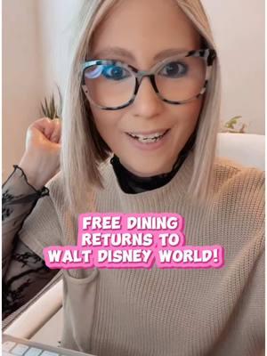 FREE Dining returns to Walt Disney World in 2025! 🍽️🏰💫 ##freedining##waltdisneyworld##disneyworld##disneydining##disneytravelagent##travelagent