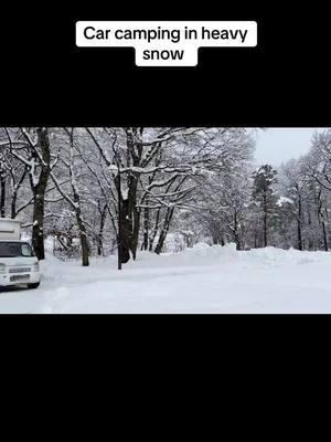 Car camping in heavy snow #foryoupage❤️❤️ #snow #camping #TikTokShop #campinglife #usa🇺🇸 #america #theunitedstates #camp #campingideas #outdoorlife #Outdoors #car 