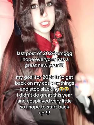 i hope to build my confidence too, i want to also go to more cons i went to like only 1-2 this year. I want to be able to go to cons without feeling insecure or like a burden. 2025 i’m going to try to achieve that and build my cosplay confidence and make the hobby feel fun for me !!  -{tags}- #hutao #hutaocosplay #hutaogenshinimpact #hutaogenshinimpactcosplay #GenshinImpact #genshinimpactcosplay #hutaogenshin #hutaogenshincosplay #genshinimpacthutao #genshinimpacthutaocosplay #hutaosupremacy #bootao #genshinimpactedit #newyearsresolution #newyears #2025 