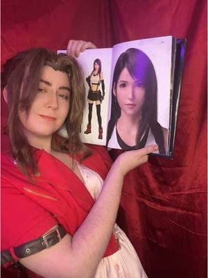 I kept having to refilm this because I kept giggling like a middle schooler  #aerithgainsborough #aerithcosplay #aerith #tifalockhart #tifaff7 #finalfantasy#finalfantasy7 #ffvii 