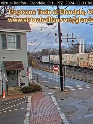 Tropicana Train at Glendale, OH!  Ring in the new year with a FREE preview of our newest location, Glendale, Ohio. For one week only, both cameras on this busy rail-corridor are available to everyone at VirtualRailfan.com/glendale!  If you do not have a membership, we invite you to join the Virtual Railfan family for just $4.99 per month. Using our Locations page which is exclusive to VirtualRailfan.com, you can watch both cameras at the same time. With your VirtualRailfan.com membership, you’ll also have access to more than 60 locations and 110 cameras. Click the link below to watch on Virtual Railfan now.   https://virtualrailfan.com/glendale#trainsoftiktok#trainsoftiktok#traintok#fyp#railfansoftiktok#railfans#railroad#trains#virtualrailfan#railroads_of_america#railroads#glendaleohio If you do not have a membership, we invite you to join the Virtual Railfan family for just $4.99 per month. Using our Locations page which is exclusive to VirtualRailfan.com, you can watch both cameras at the same time. With your VirtualRailfan.com membership, you’ll also have access to more than 60 locations and 110 cameras. Click the link below to watch on Virtual Railfan now.   https://virtualrailfan.com/glendale