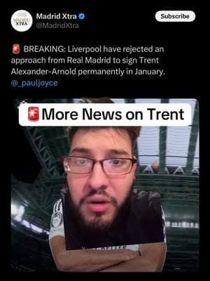 🚨More News on Trent #realmadrid #halamadrid #madrid #taa #trent #trentalexanderarnold #liverpoolfc #alexanderarnold #liverpool #lfc #fabrizioromano #fabrizio #fab #pauljoyce #clubworldcup #cwc #futbol #futboltiktok #football #footballtiktok #Soccer #soccertiktok #fyp #tapiaa__ 