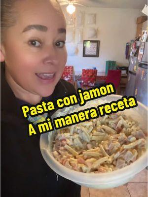 Pasta con jamon deliciosa #Receta #foryoupage #sandyare1 #sandysgelasweets #sanjosecalifornia #paratiiiiiiiiiiiiiiiiiiiiiiiiiiiiiii #pastaconjamon #delicious 