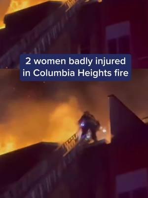 Two women were badly injured and 35 people were displaced by a fire in D.C.’s Columbia Heights neighborhood on the morning of New Year’s Eve, officials said. Firefighters responded to the 1400 block of Chapin St NW, which is near Meridian Hill Park, and found flames shooting from the roof of a four-story apartment building, D.C. Fire and EMS said. People were trapped, D.C. Fire and EMS spokesperson Vito Maggiolo said. #DMVTikTok #Virginia #NorthernVirginia #DCtiktok #DistrictofColumbia #WashingtonDC #Maryland #DMVnews #ColumbiaHeights