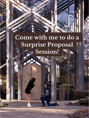 THIS WAS SO EXCITING!!! 🥰💍 #engagement #eurekasprings #northwestarkansas #proposal #photography #couplesportraits 