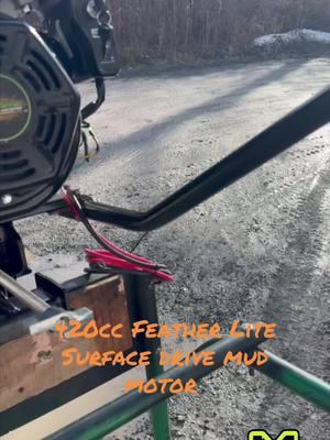 Ready to run 420cc Feather Lite surface drive mud motor with stainless performance exhaust and 6’ battery leads - $2642.98 plus tax/shipping Weighs 145lbs Fits 15-16” transom  #mudmotor #mudmotors #mudboat #mudboats #surfacedrivemudmotor #surfacedrivemudmotors  #surfacedrives  #SwampHunting #RiverBoating #BoatMaintenance #FishingTackle #BoatLifeIsTheBestLife #Outdoorsman #CamoLife #Watercraft #LakeLife #KayakFishing #BoatingSeason #AnglerLife #SportFishing #Fisherman #NightFishing #CatchAndRelease #Conservation #Ecotourism #NatureLovers #RemoteFishing #TrailerableBoats #MarineLife #OffTheGrid