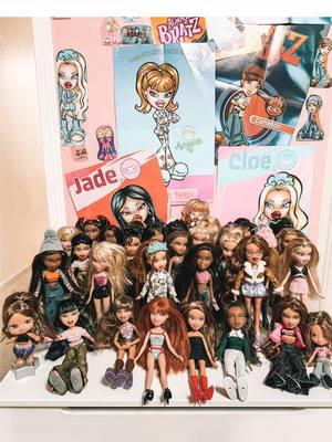 My 7 year olds #bratz collection 🖤 #bratzcollection #bratzdoll #y2k #passionforfashion #bratzcollector @bratz 