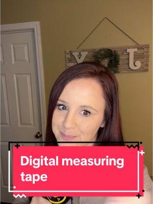 I love this digital tape measure! It makes measuring so much easier #digitaltapemeasure #tapemeasure #measurement #toolhacks #contractor #construction  #menoftiktok 