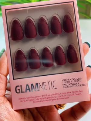 @Glamnetic  Glamnetic Best-Sellers Press On Nails Style - Merlot #glamneticnails #glamnetic #pressonsets #easytodo #glamneticnails #glamneticpressons 