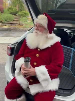 Santa is so glad he has his gosun solar powered hot chocolate maker after his big long day #solar #santa #hotcocoa #portablecoffeemaker 