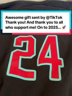 Awesome gift sent by @TikTok Thank you! And thank you to all who support me! On to 2025… 🚀 #tiktok #creator #contentcreator #gift #atlanta #2024 #2025 #goals #support #thankyou @tiktok creators #unboxing #fyp #ajslambino #tothemoon 