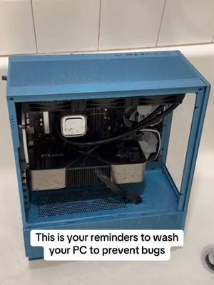 Show a friend that needs to wash their PC #pcgaming #pcsetup #pcbuild #signalrgb #pcgamer #gaming 