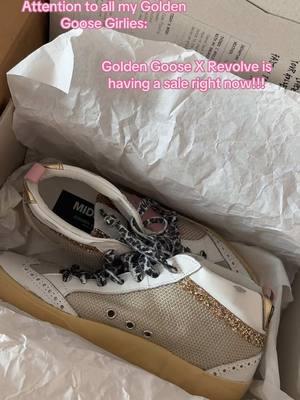 Obsessed with these Midstars! #goldengoose #goldengoosesneakers #revolvegoldengoose #goldengoosesale #revolve #revolvesale 